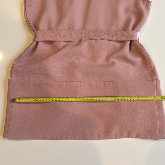 Jasmine & Juliana Vest with Waterfall Front Collar, tie & pockets, Blush Colour - Picture 8 of 9